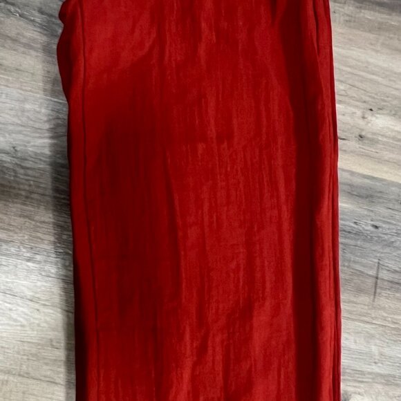 Zara Safari Co-ord Set Medium (linen look) Terracotta NWT shirt/trousers - Picture 13 of 14